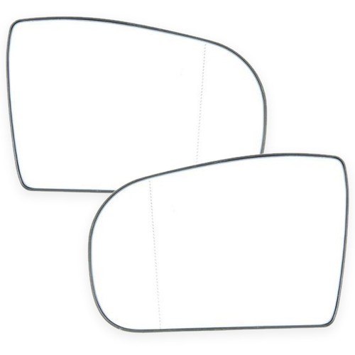 Spiegelglas set links rechts - spiegelglas,
